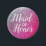 Badge Rond 5 Cm Bouton "Maid of Honor" pour la douche nuptiale<br><div class="desc">Bachelorette</div>