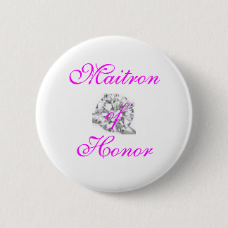 Badge Rond 5 Cm Bouton, Maitron d'honneur