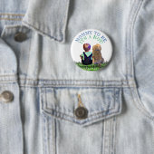 Badge Rond 5 Cm Bouton Maman à être Baby shower (En situation)