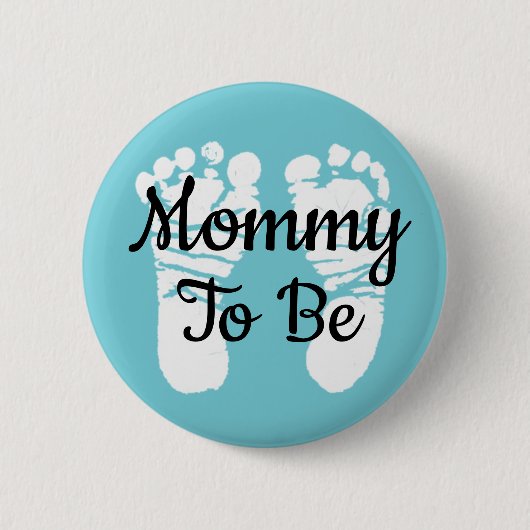 Badge Rond 5 Cm Bouton Maman à être Baby shower (Devant)