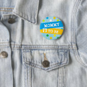 Badge Rond 5 Cm Bouton Maman à être Baby shower (En situation)