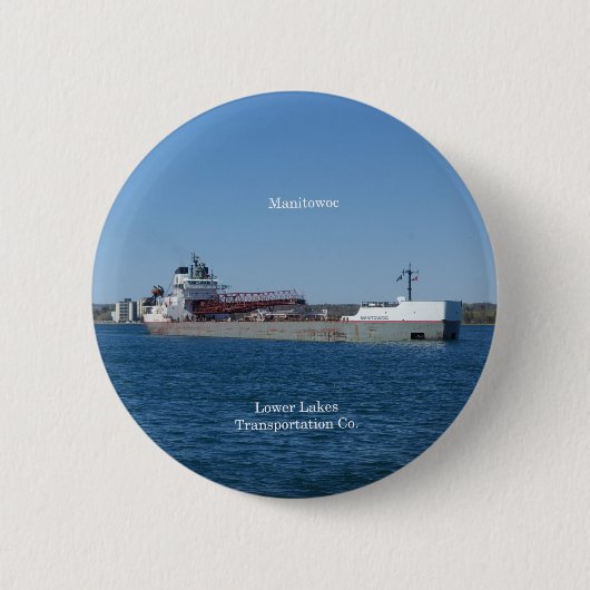 Badge Rond 5 Cm Bouton Manitowoc (Devant)