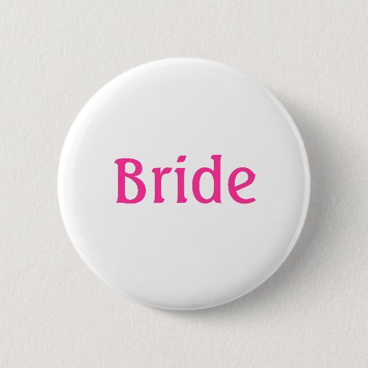 Badge Rond 5 Cm Bouton Mariage (Devant)