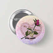 Badge Rond 5 Cm Bouton Mariage Soul Mate (Devant & derrière)