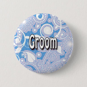 Badge Rond 5 Cm Bouton : Marié
