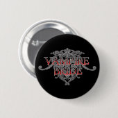 Badge Rond 5 Cm Bouton Mariée Vampire (Devant & derrière)