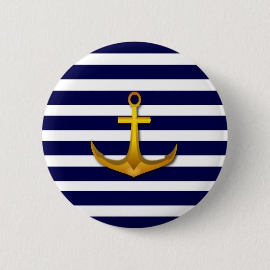 Badge Rond 5 Cm Bouton marin nautique (Devant)