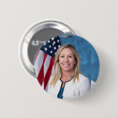 Badge Rond 5 Cm Bouton Marjorie Taylor Greene (Devant & derrière)