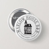 Badge Rond 5 Cm Bouton Marlow House (Devant & derrière)