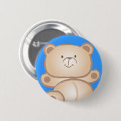 Badge Rond 5 Cm bouton masculin d'ours (Devant & derrière)