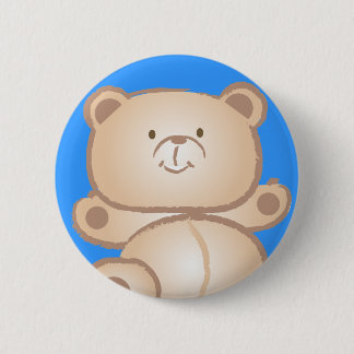 Badge Rond 5 Cm bouton masculin d'ours
