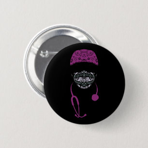 Badge Rond 5 Cm bouton masque cachley