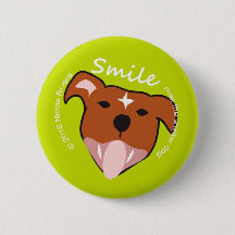 Bouton Max's Smile 2 1/4"