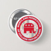 Badge Rond 5 Cm Bouton MDFCR (Devant & derrière)