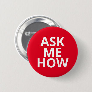 Badge Rond 5 Cm Bouton Me Demander Comment Business