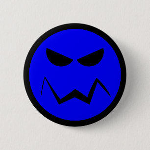 Badge Rond 5 Cm Bouton Mean Mister Face