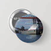 Badge Rond 5 Cm Bouton Michipicoten (Devant & derrière)