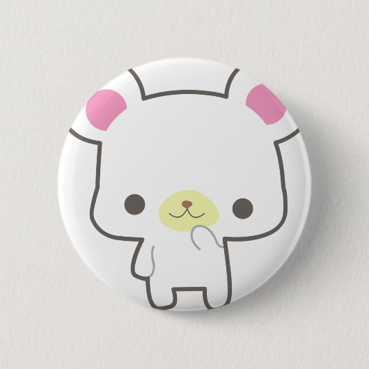 Badge Rond 5 Cm bouton mignon (Devant)