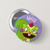 Badge Rond 5 Cm Bouton mignon à noix (Devant & derrière)