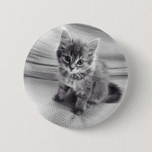Badge Rond 5 Cm Bouton mignon de Kitty