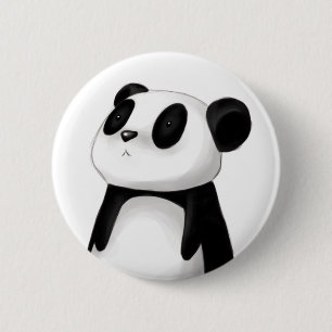 Badge Rond 5 Cm Bouton mignon de panda