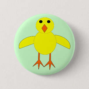 Badge Rond 5 Cm Bouton mignon de Pâques