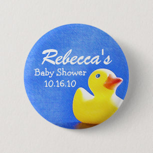 Badge Rond 5 Cm Bouton mignon en caoutchouc de baby shower