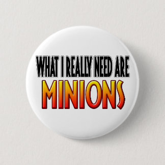 Badge Rond 5 Cm Bouton Minions