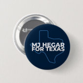 Badge Rond 5 Cm Bouton MJ Hegar Pour Texas (Devant & derrière)