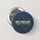 Badge Rond 5 Cm Bouton MJ Hegar Pour Texas (Devant & derrière)