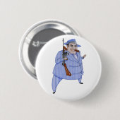 Badge Rond 5 Cm Bouton Mob Boss (Devant & derrière)