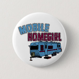 Badge Rond 5 Cm Bouton mobile de Homegirl