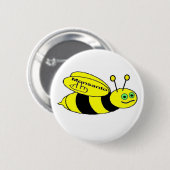 Badge Rond 5 Cm Bouton Monsanto Bee Flip (Devant & derrière)
