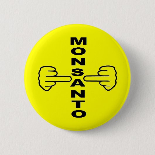 Badge Rond 5 Cm Bouton Monsanto Retourner (Devant)
