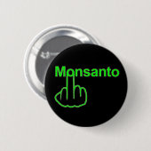 Badge Rond 5 Cm Bouton Monsanto Retourner (Devant & derrière)