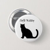 Badge Rond 5 Cm Bouton mou de Kitty (Devant & derrière)