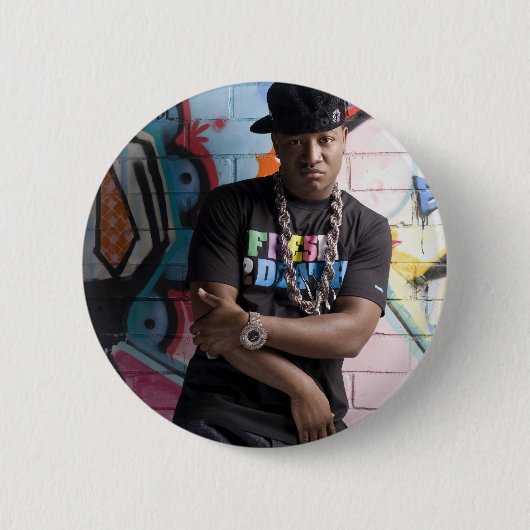 Badge Rond 5 Cm Bouton Mousepad de Yung Joc (Devant)