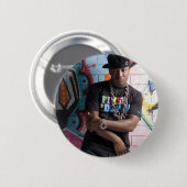 Badge Rond 5 Cm Bouton Mousepad de Yung Joc (Devant & derrière)
