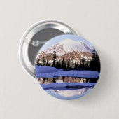 Badge Rond 5 Cm Bouton Mt Rainer (Devant & derrière)