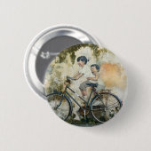 Badge Rond 5 Cm Bouton murale de vélo (Devant & derrière)