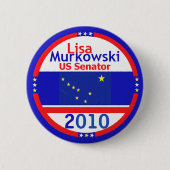 Badge Rond 5 Cm Bouton MURKOWSKI 2010 (Devant)