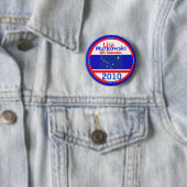 Badge Rond 5 Cm Bouton MURKOWSKI 2010 (En situation)