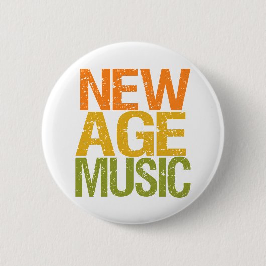 Badge Rond 5 Cm Bouton Musique du nouvel âge (Devant)