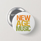 Badge Rond 5 Cm Bouton Musique du nouvel âge (Devant & derrière)