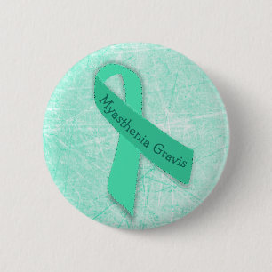 Badge Rond 5 Cm Bouton Myasthenia Gravis avec ruban de sensibilisa