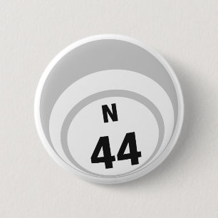 Badge Rond 5 Cm Bouton N44 Bingo Ball
