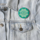 Badge Rond 5 Cm Bouton Namasté (En situation)