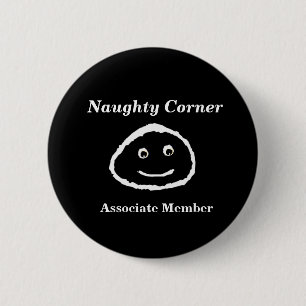 Badge Rond 5 Cm Bouton Naughty Corner - Membre associé
