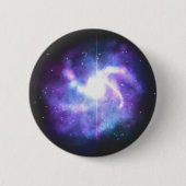 Badge Rond 5 Cm Bouton Nebula/Espace (Devant)