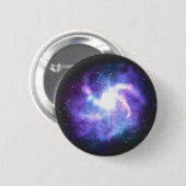 Badge Rond 5 Cm Bouton Nebula/Espace (Devant & derrière)